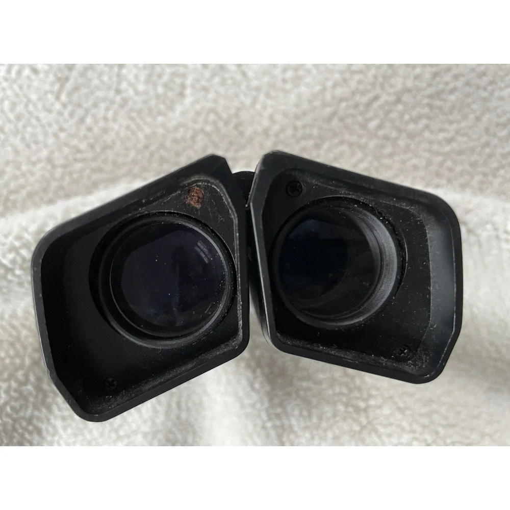 Nikon Compact Binoculars Brown Vintage Textured Leatherette‎ Rainbow Trim